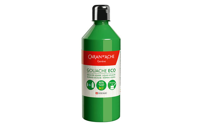Caran d-Ache Caran d'Ache – Gouache – Brillantgrün, 500 ml, für Papier, Karton & Holz