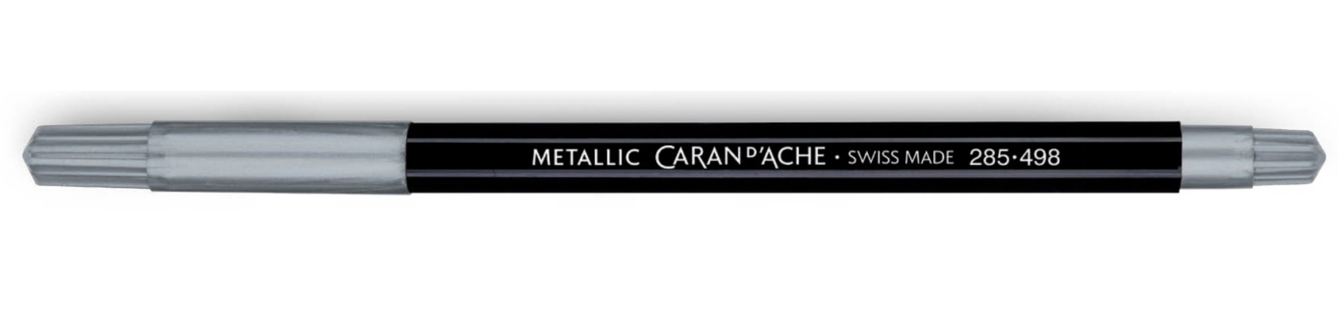Caran d-Ache Caran d'Ache Fancolor Filzstift Metallic – Rundspitze, Silber