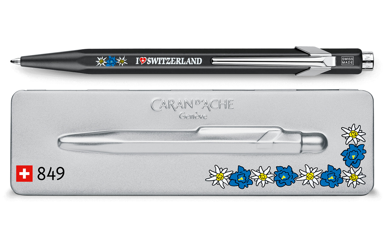 Caran d-Ache Caran d'Ache Kugelschreiber – Mehrfarbig, Aluminium