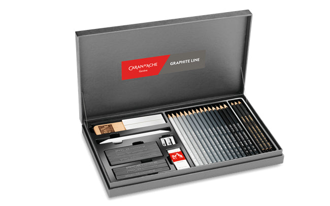 Caran d-Ache Caran d’Ache Graphite Line Bleistifte – Set, 28-teilig