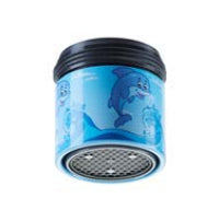 NEOPERL Armaturenbelüfter Dolphin – für M22×1 und M24×1, Kunststoff, ~5 l/min, Schwarz/Blau