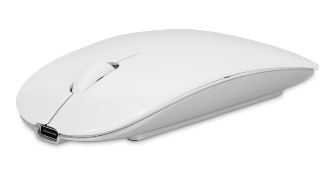 LMP Master Maus Kabellos (Bluetooth), 1600 DPI, Beidhändig, Weiss
