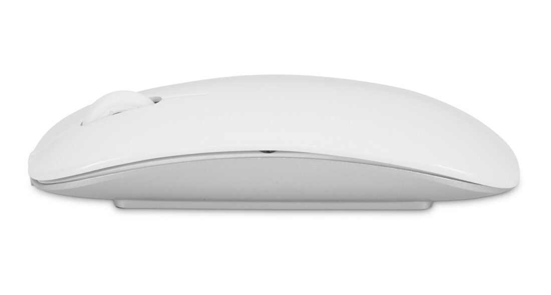 LMP Master Maus Kabellos (Bluetooth), 1600 DPI, Beidhändig, Weiss