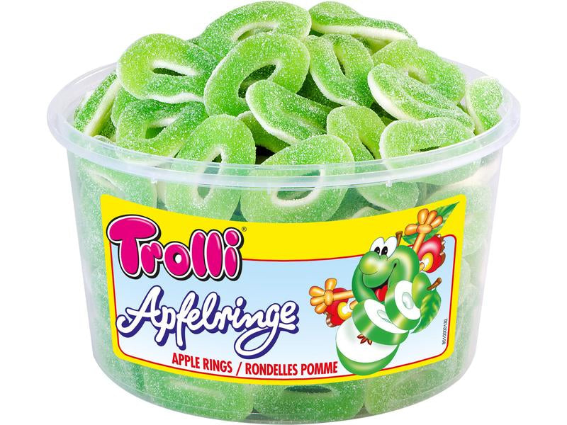 Trolli Apfelringe Gummibonbons – 1,2 kg