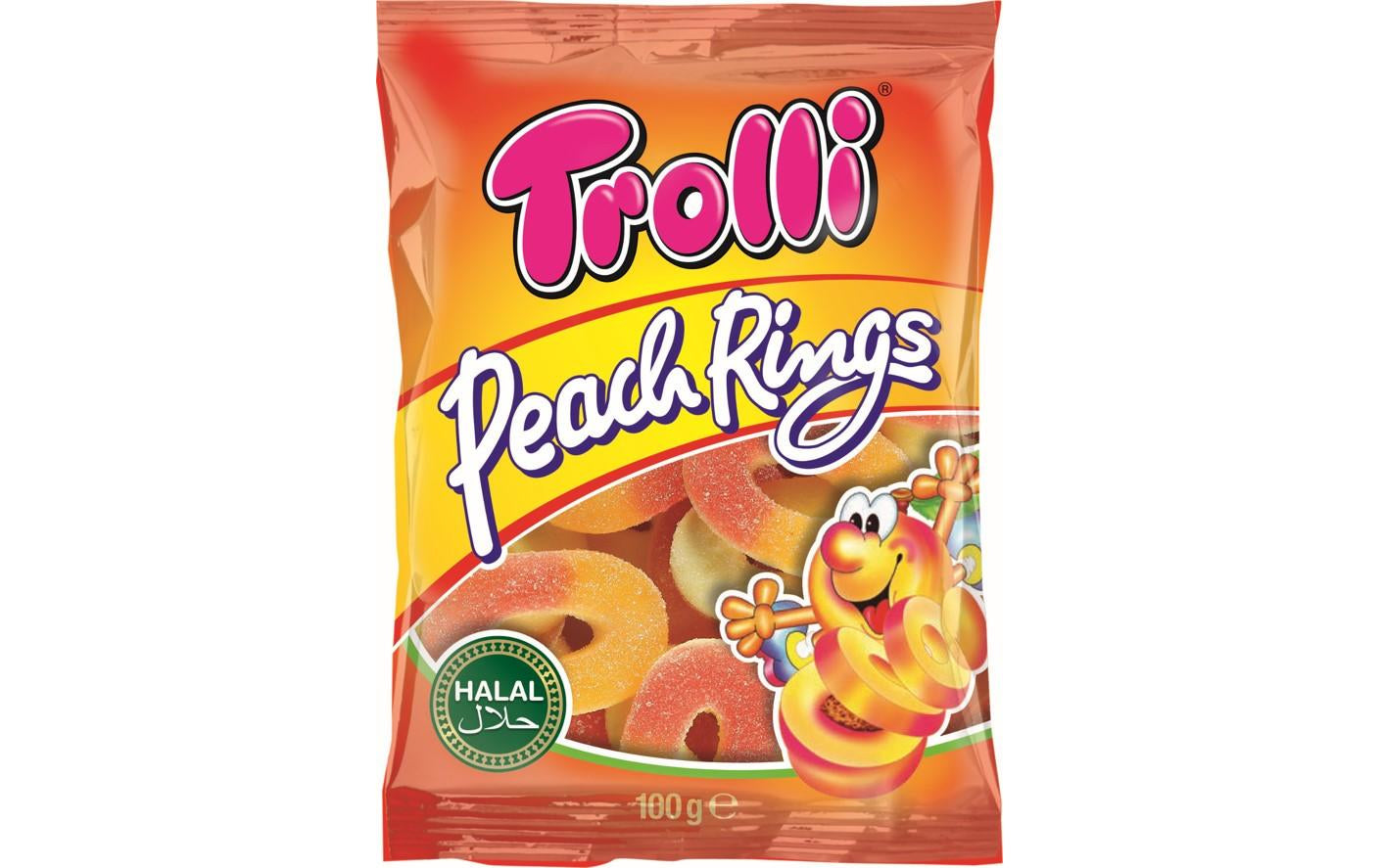 Trolli Gummibonbons – Pfirsich – 100 g