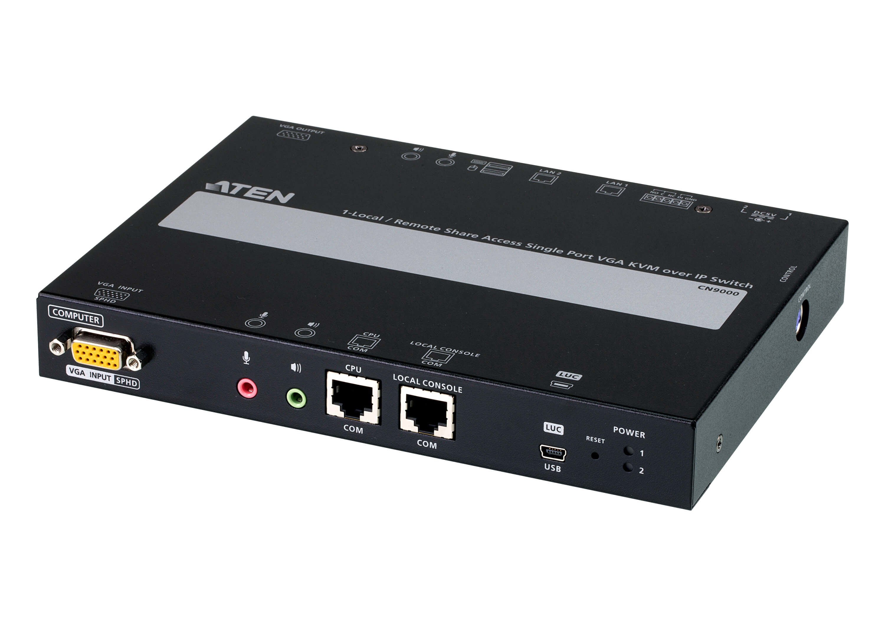 ATEN CN9000 – KVM-Switch, VGA/USB 2.0/RJ-45, WUXGA (1920 × 1200)