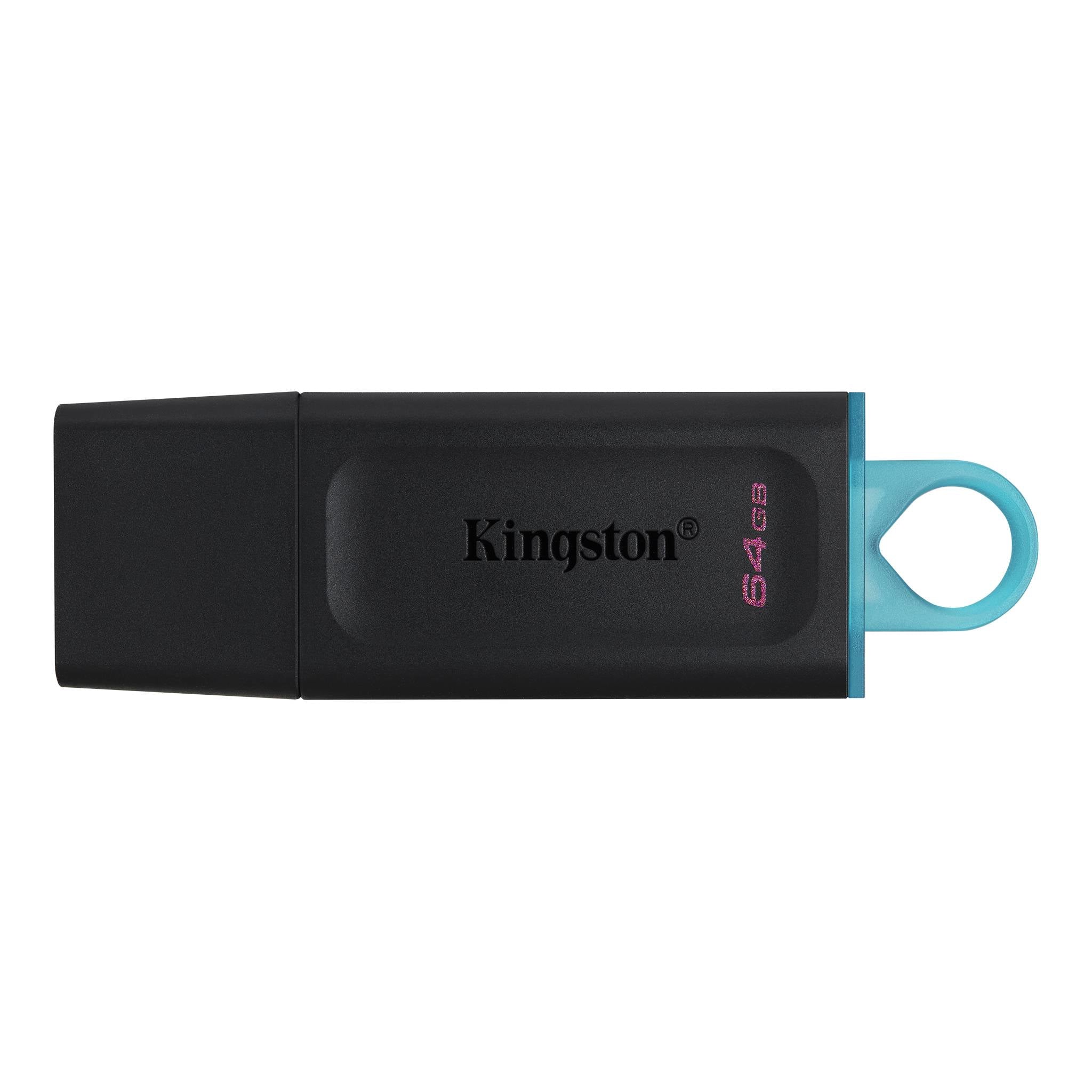 Kingston Technology Kingston DataTraveler Exodia – 64 GB, USB-A 3.2 Gen 1 (3.1 Gen 1), schwarz, Schlüsselanhänger