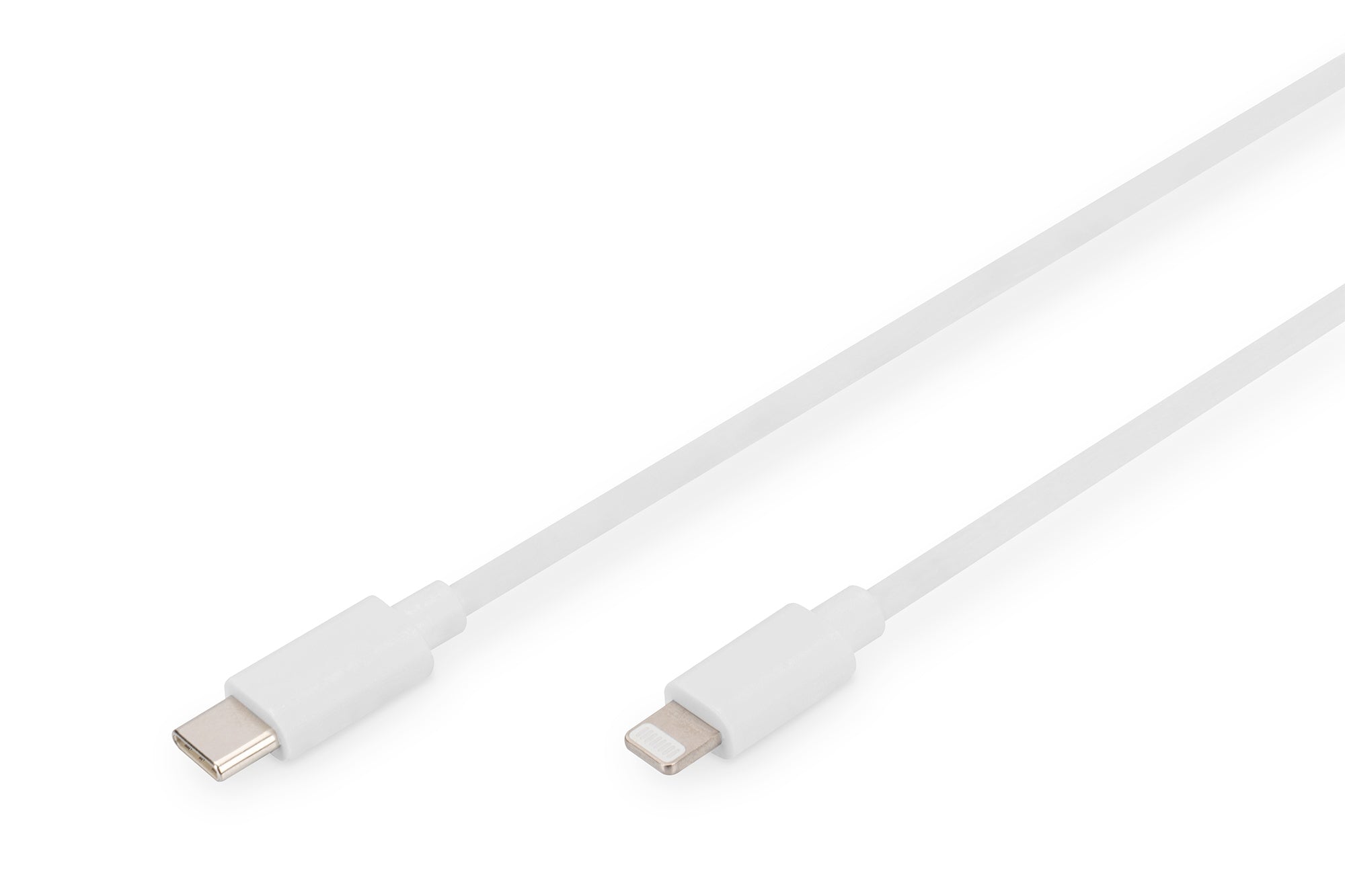 Digitus USB-C auf Lightning Kabel, 2 m, Weiss
