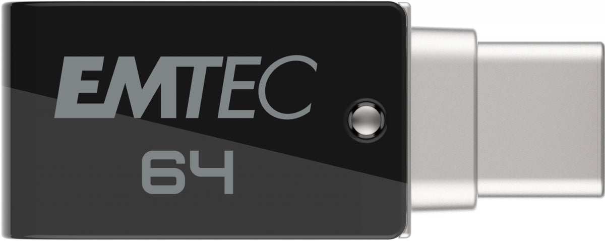 Emtec T260C USB-Stick – 64 GB, USB 3.2, Lesegeschwindigkeit bis 180 MB/s