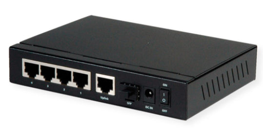 ROLINE Managed Switch – 5×GbE, 1×SFP, PoE+