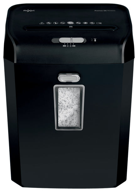 Rexel Promax REX823 – Aktenvernichter, DIN P-4, Partikelschnitt 4 × 40 mm, 8 Blatt, 23 l, A4