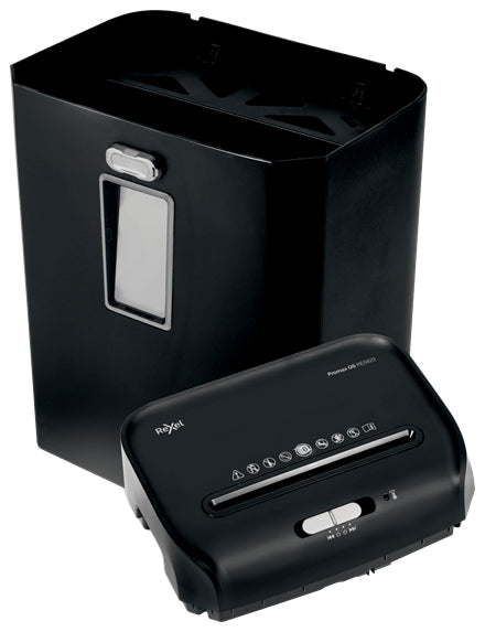 Rexel Promax QS RES823 – Aktenvernichter, DIN P-2, Streifenschnitt 6 mm, 8 Blatt, 23 l, mit Autofeed
