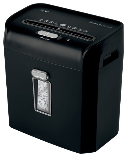Rexel Promax QS RPX612 – Aktenvernichter, DIN P-4, Partikelschnitt 4 × 40 mm, 6 Blatt, 12 l, A4