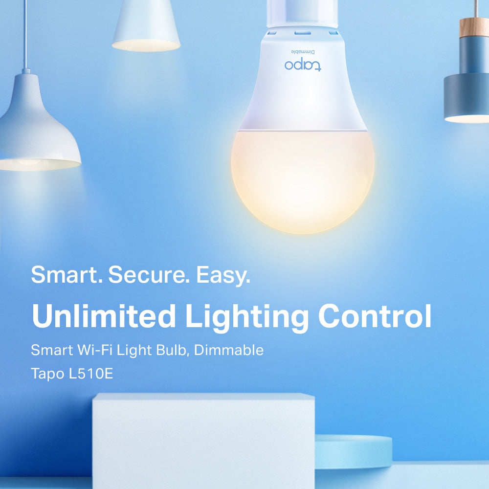TP-Link Tapo L510E – Lampe, 2700 K, 806 lm, WLAN, 2er-Set