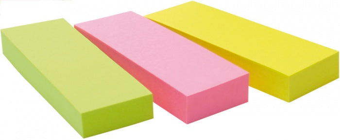 3M Seitenmarker – 25×76 mm – neon, sortiert, 3×100 Stück, recyclingfähig