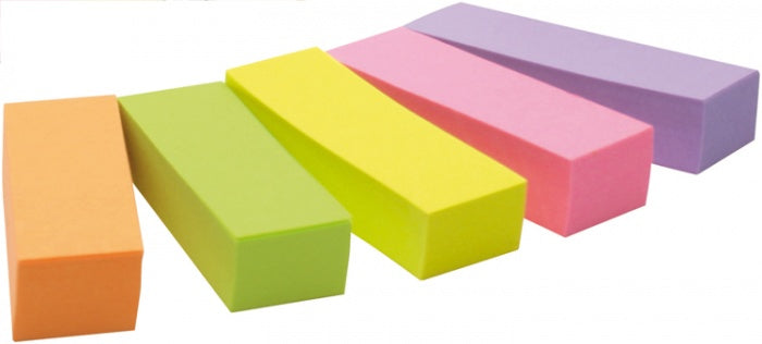 3M Post-it Seitenmarker – 15×50 mm – sortiert – 5×100 Stück