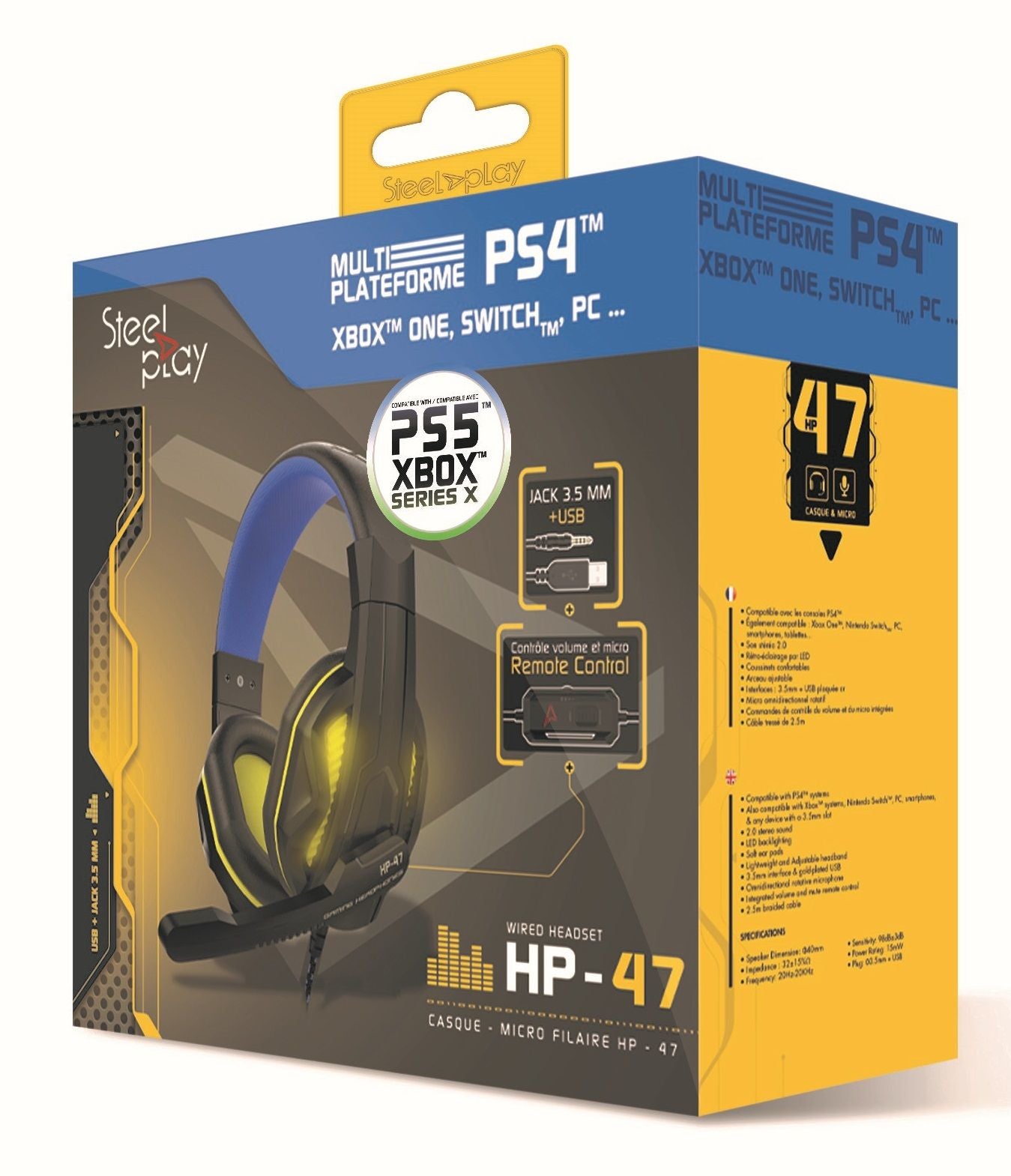 Steelplay HP47 – Headset – Kabelgebunden