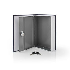 Nedis Tresor – Schlüsselschloss – 1,6 l – tragbar – Blau