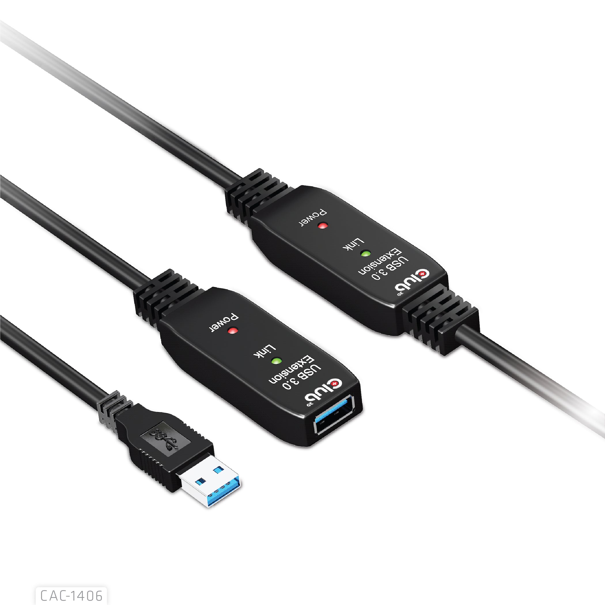 CLUB3D Club 3D – USB-Kabel, USB-A zu USB-A, 15 m, USB 3