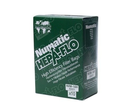 Numatic Staubbeutel NVM-1AH – 6 l, 9,5 × 16,5 × 23 cm, 0,4 kg, 10 Stück