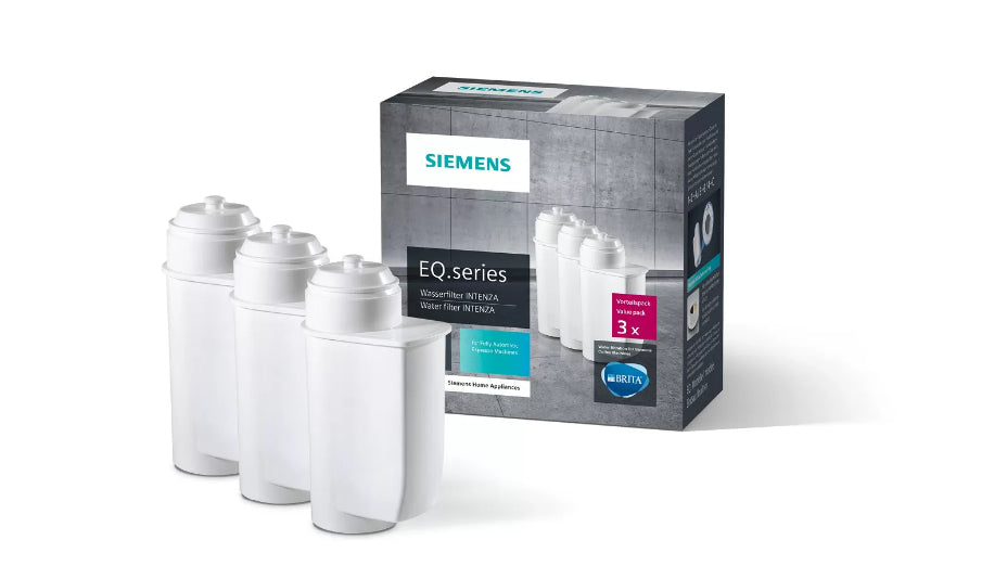 Siemens Wasserfilterkartusche TZ70033A – für EQ-Kaffeevollautomaten und Einbauvollautomaten, 3 Stk.