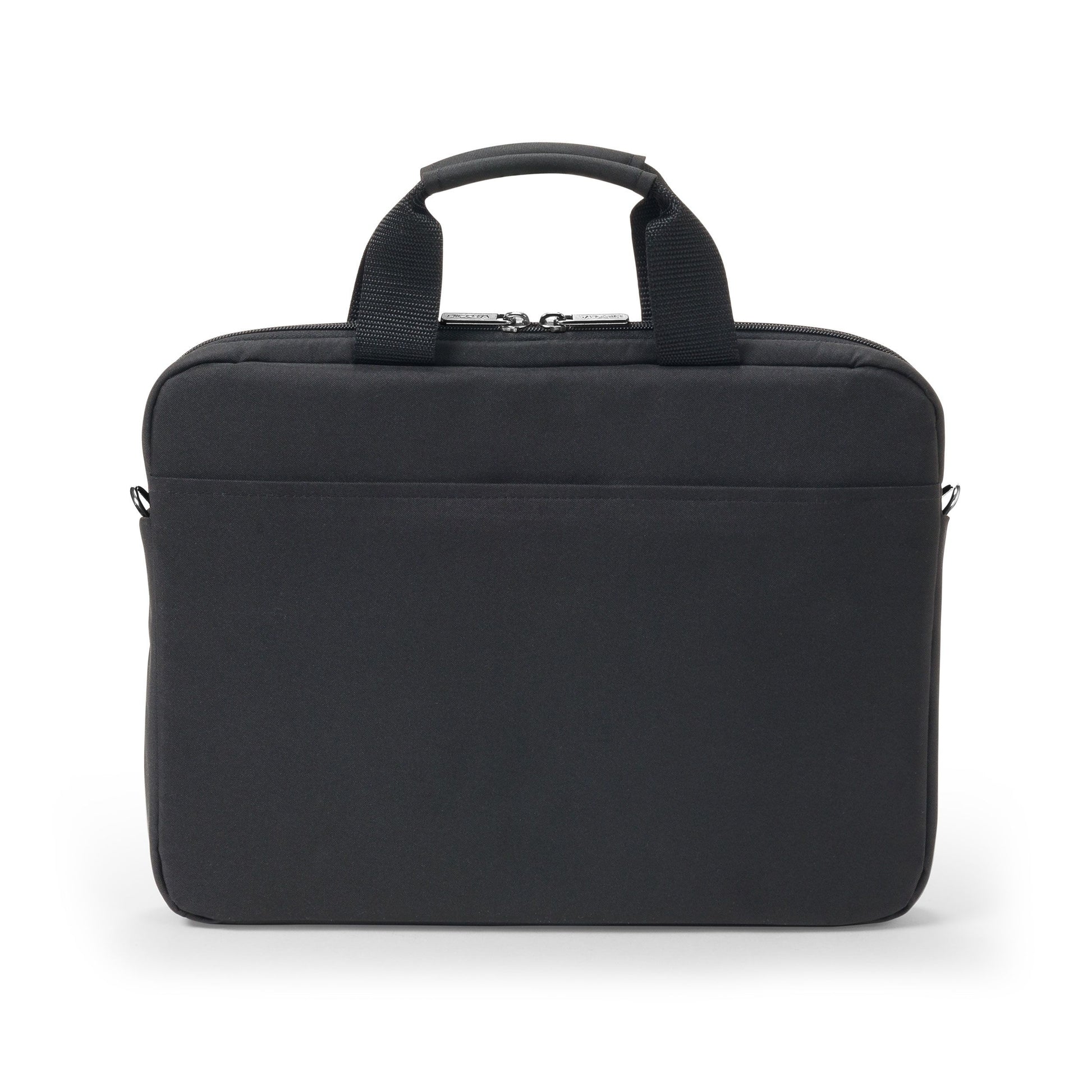DICOTA Notebook-Tasche bis 14,1" – abnehmbarer Schultergurt, aus recyceltem PET – Schwarz
