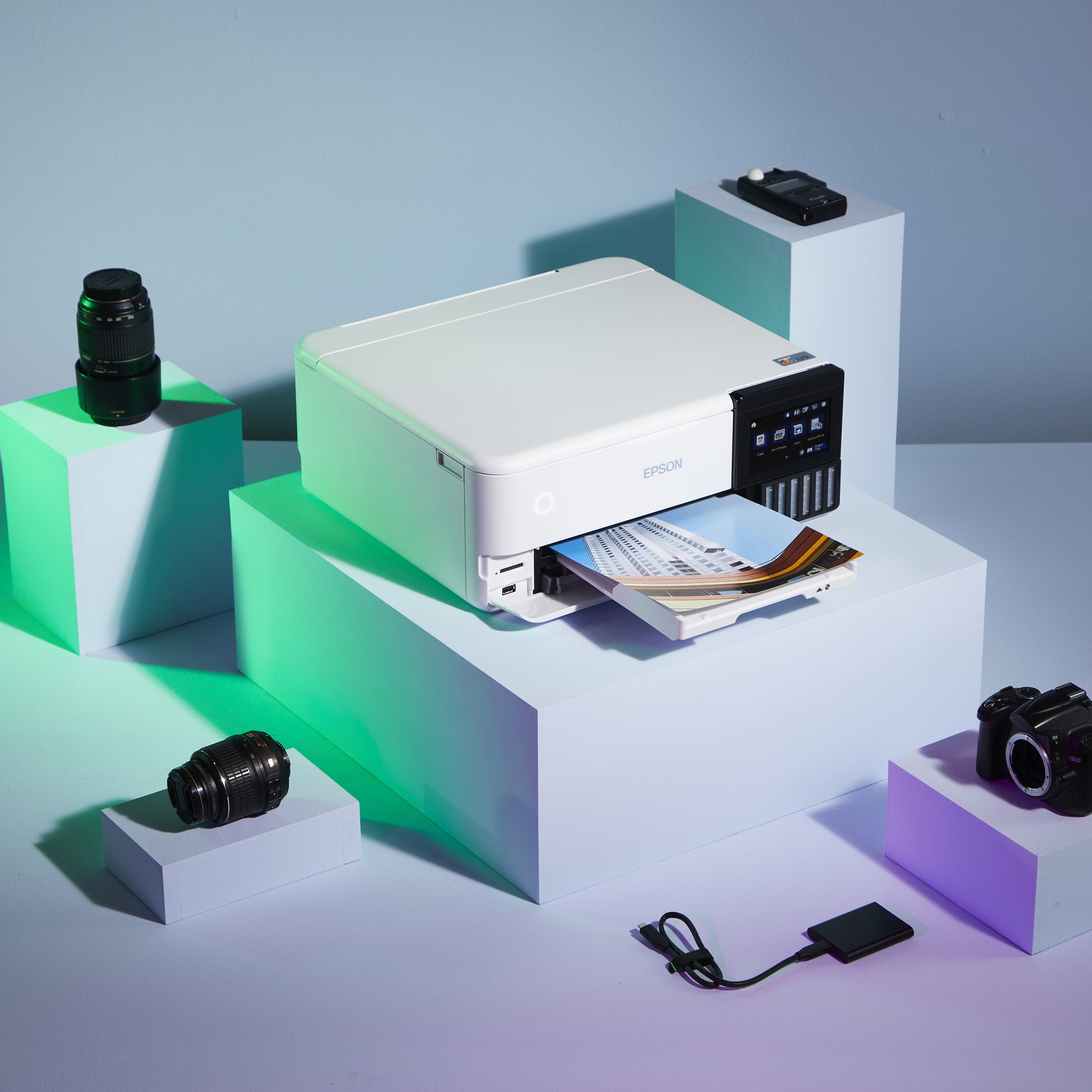 Epson EcoTank ET-8500 – Farbiges Tintenstrahl-MFP, 3-in-1