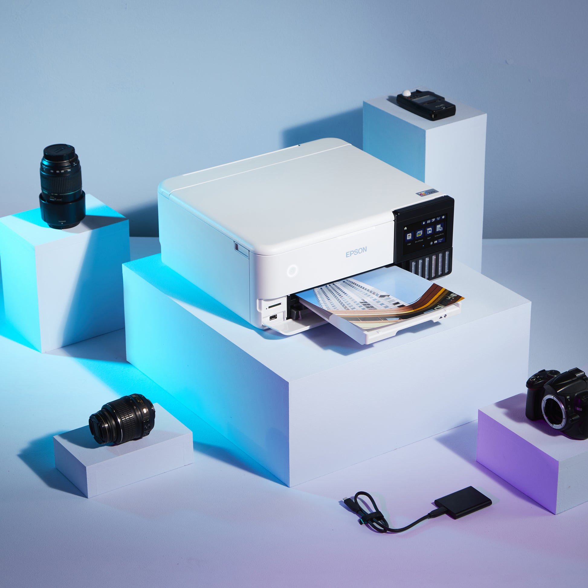 Epson EcoTank ET-8500 – Farbiges Tintenstrahl-MFP, 3-in-1