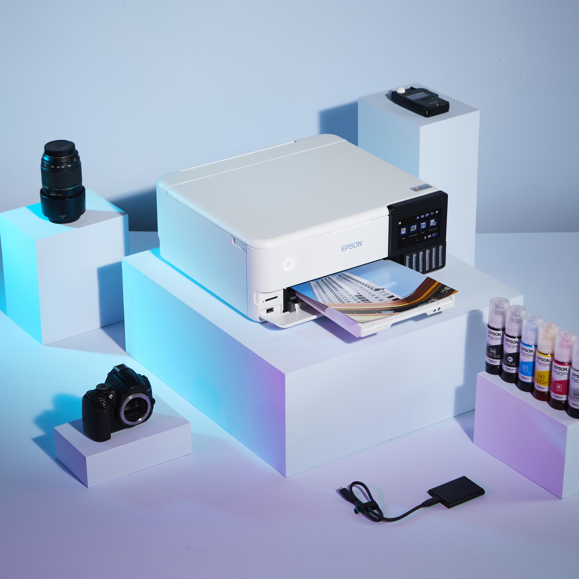 Epson EcoTank ET-8500 – Farbiges Tintenstrahl-MFP, 3-in-1