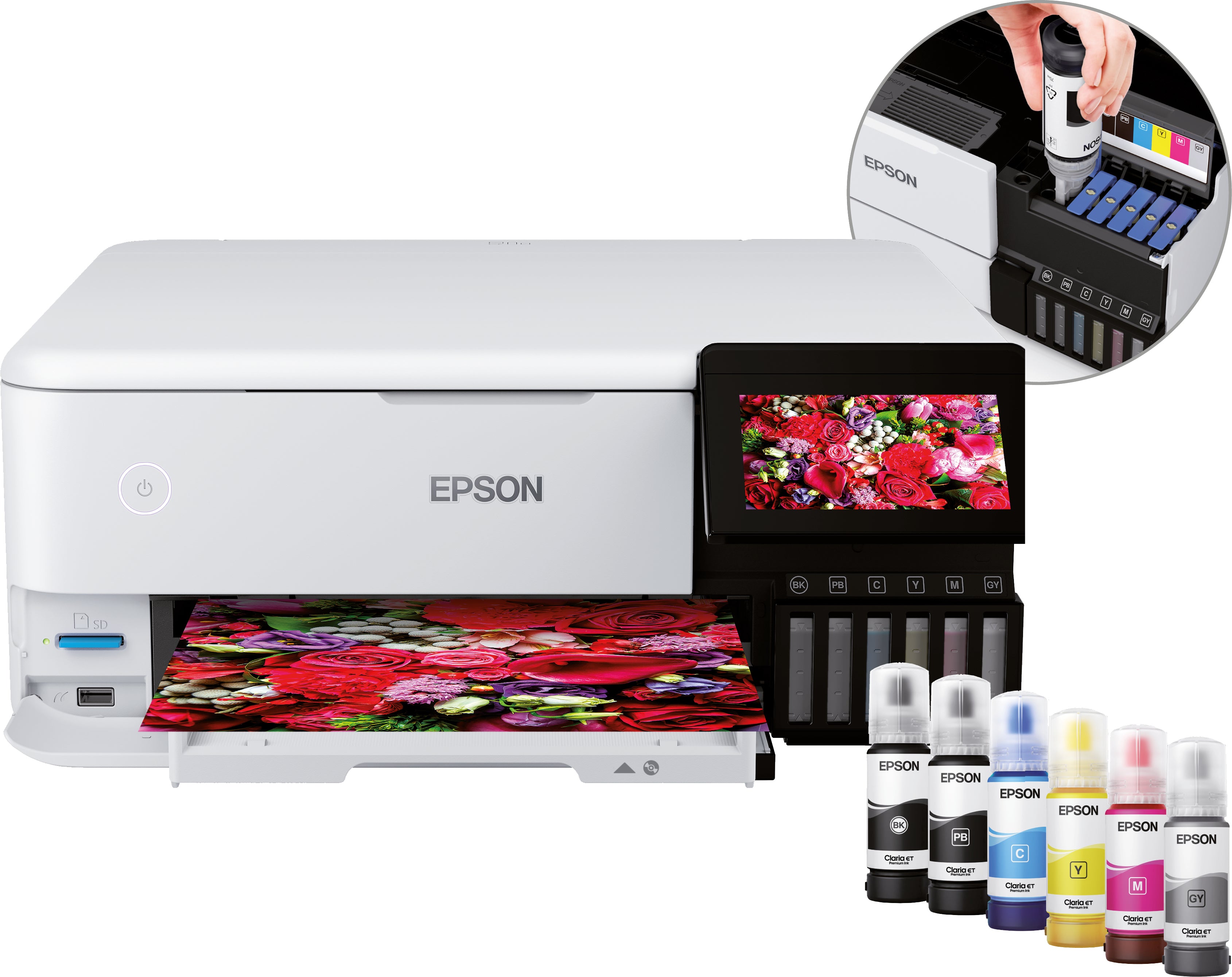 Epson EcoTank ET-8500 – Farbiges Tintenstrahl-MFP, 3-in-1
