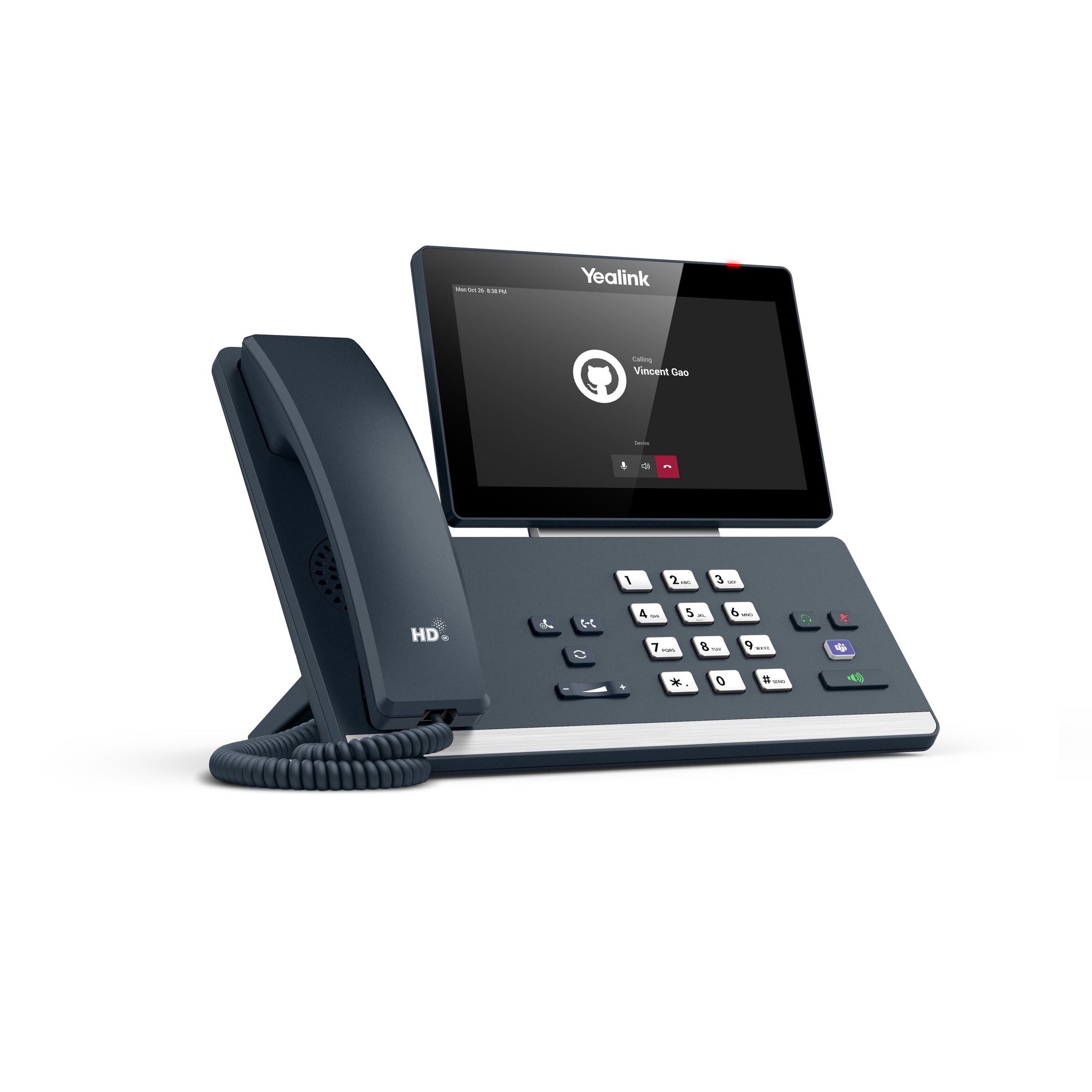 Yealink MP58 – WLAN-Telefon (Handgerät), für Microsoft Teams, Grau