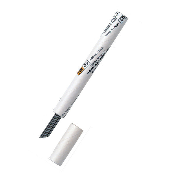 Pentel Bleistiftminen – Grau, 0,5 mm, B, 12 Stk.