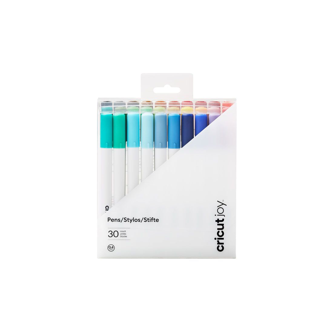 Cricut Fineliner – 30er-Set 0,4 mm – 30 Farben, sortiert – für Cricut Joy