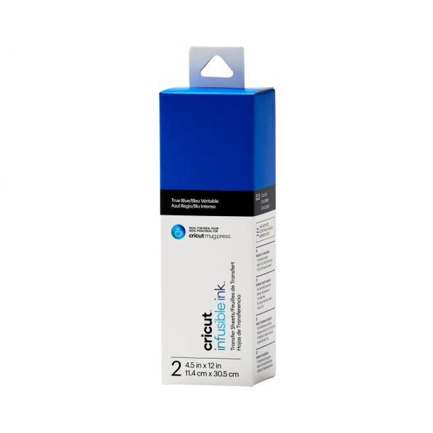 Cricut Aufbügelfolie Infusible Ink – intensivblau – 13,9 × 121,9 cm – für Cricut Joy Schneideplotter
