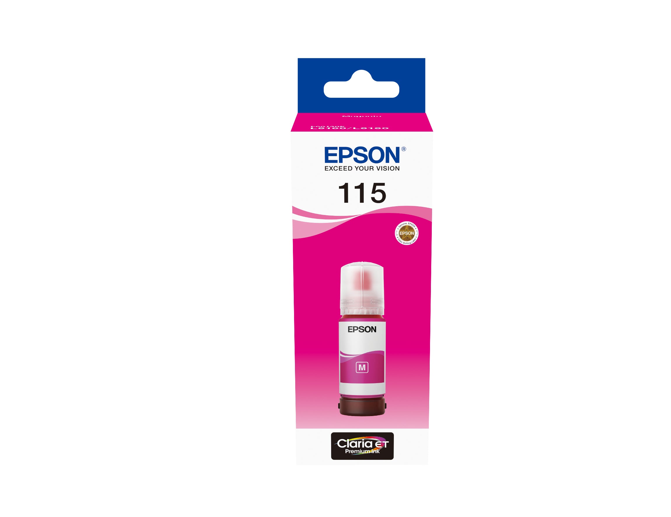 Epson 115 Magenta Tintenpatrone (Original) – 70 ml – für EcoTank L8180/L8160