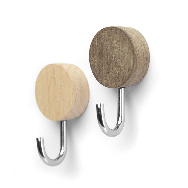 Trendform Haken – Holz/Neodym – natur/holz (– 0,2 kg) – Ø 25 × 43 mm