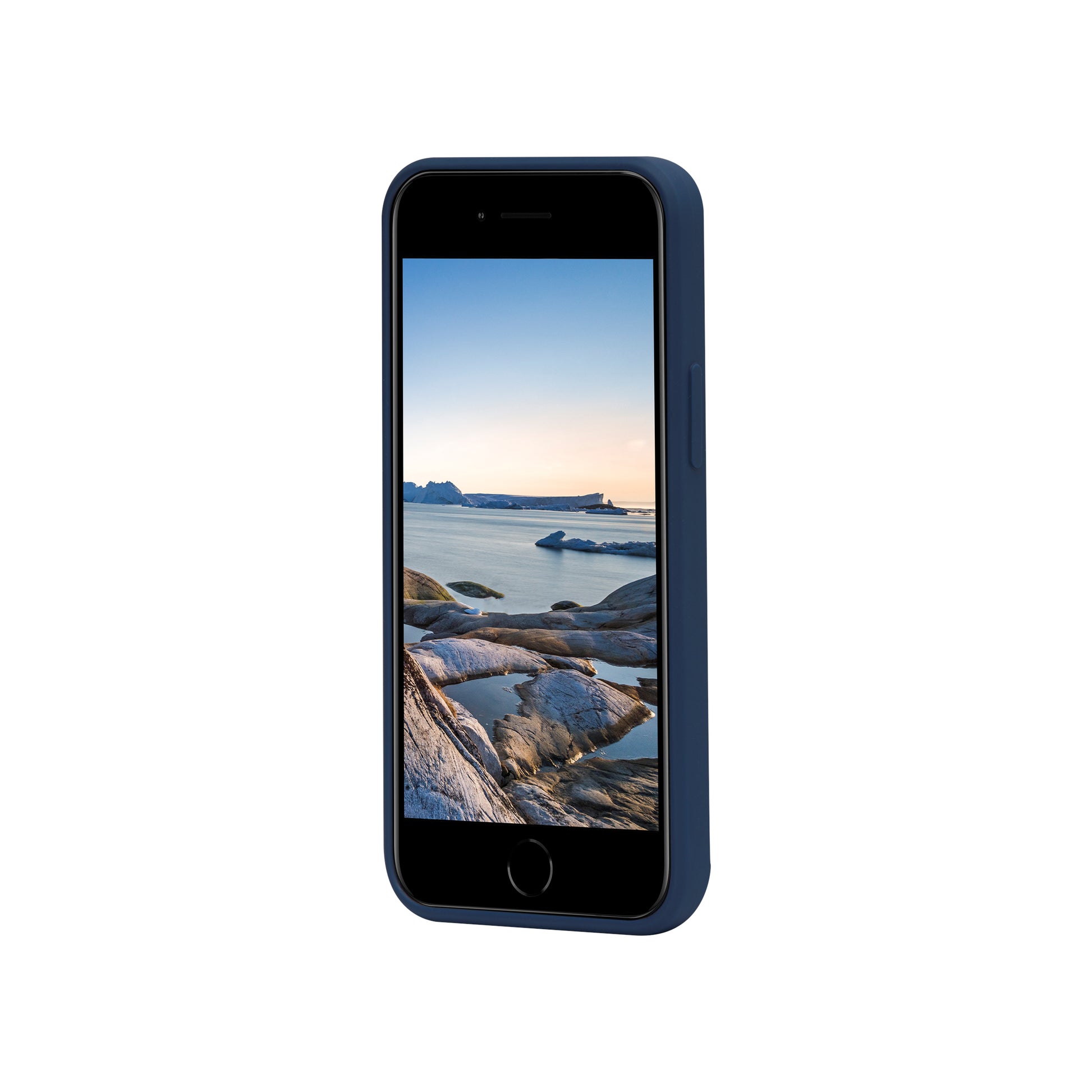 dbramante1928 Greenland Backcover – für Apple iPhone SE/8/7, Recycelbarer Kunststoff, Blau
