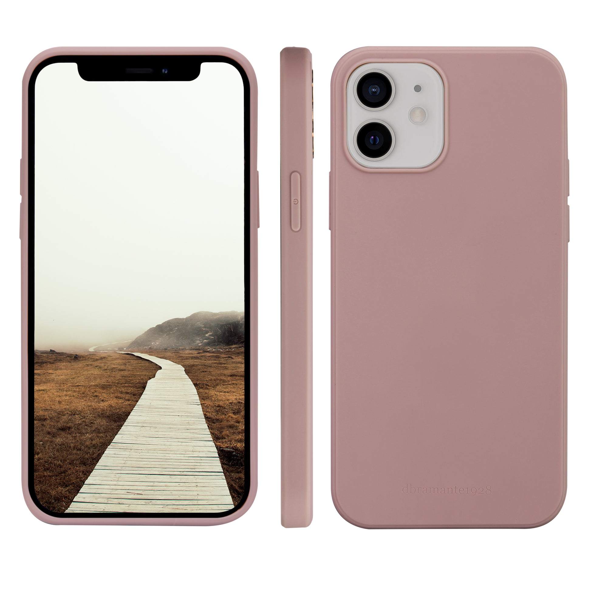 dbramante1928 Greenland Backcover – für Apple iPhone 12/12 Pro, Recycling-Kunststoff, Pink