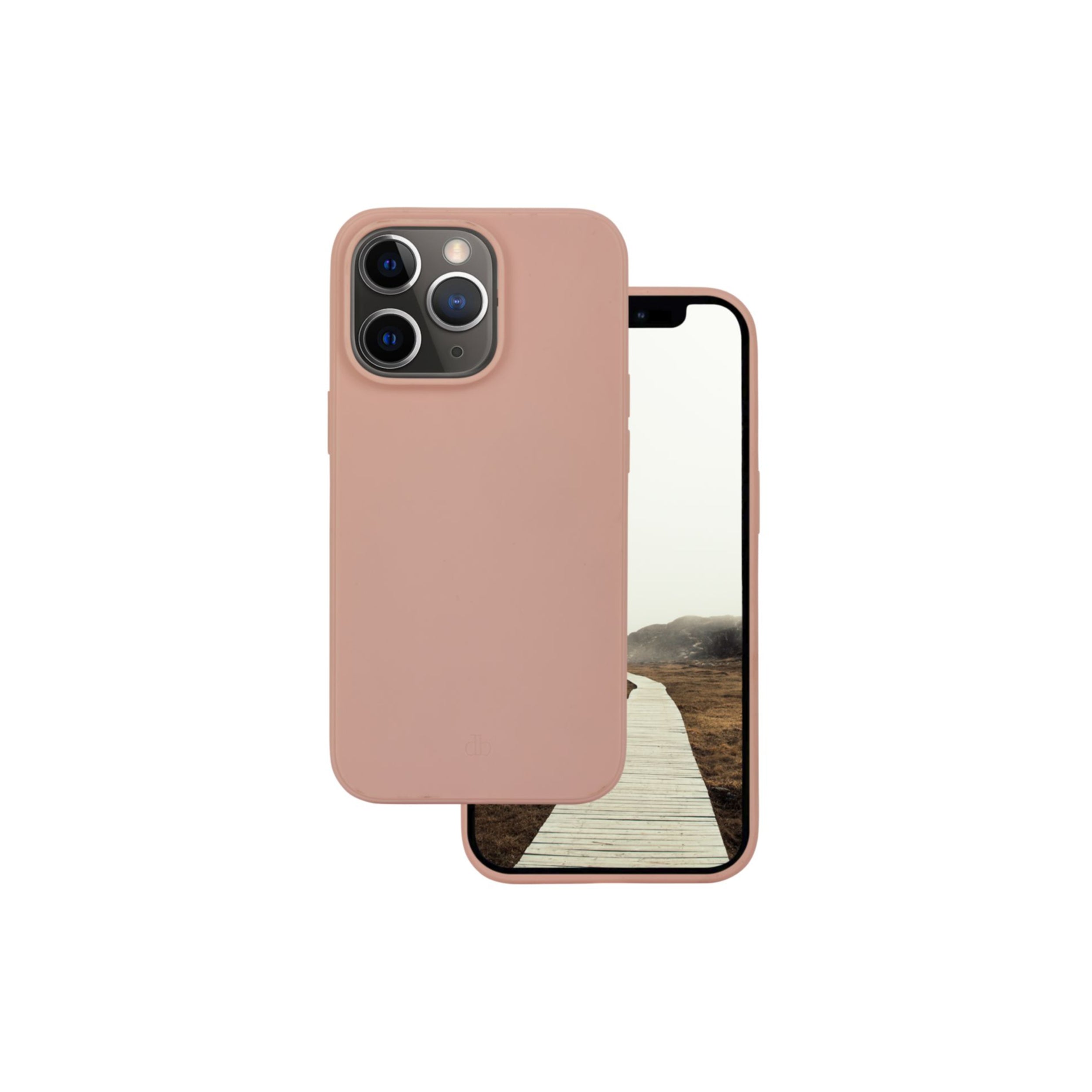 dbramante1928 Greenland Backcover – für Apple iPhone 12/12 Pro, Recycling-Kunststoff, Pink