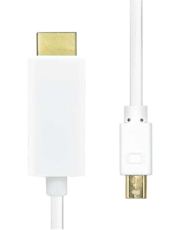 ProXtend Mini DisplayPort auf HDMI Kabel DP 1.2 4K 30 Hz – 3 m – Weiss