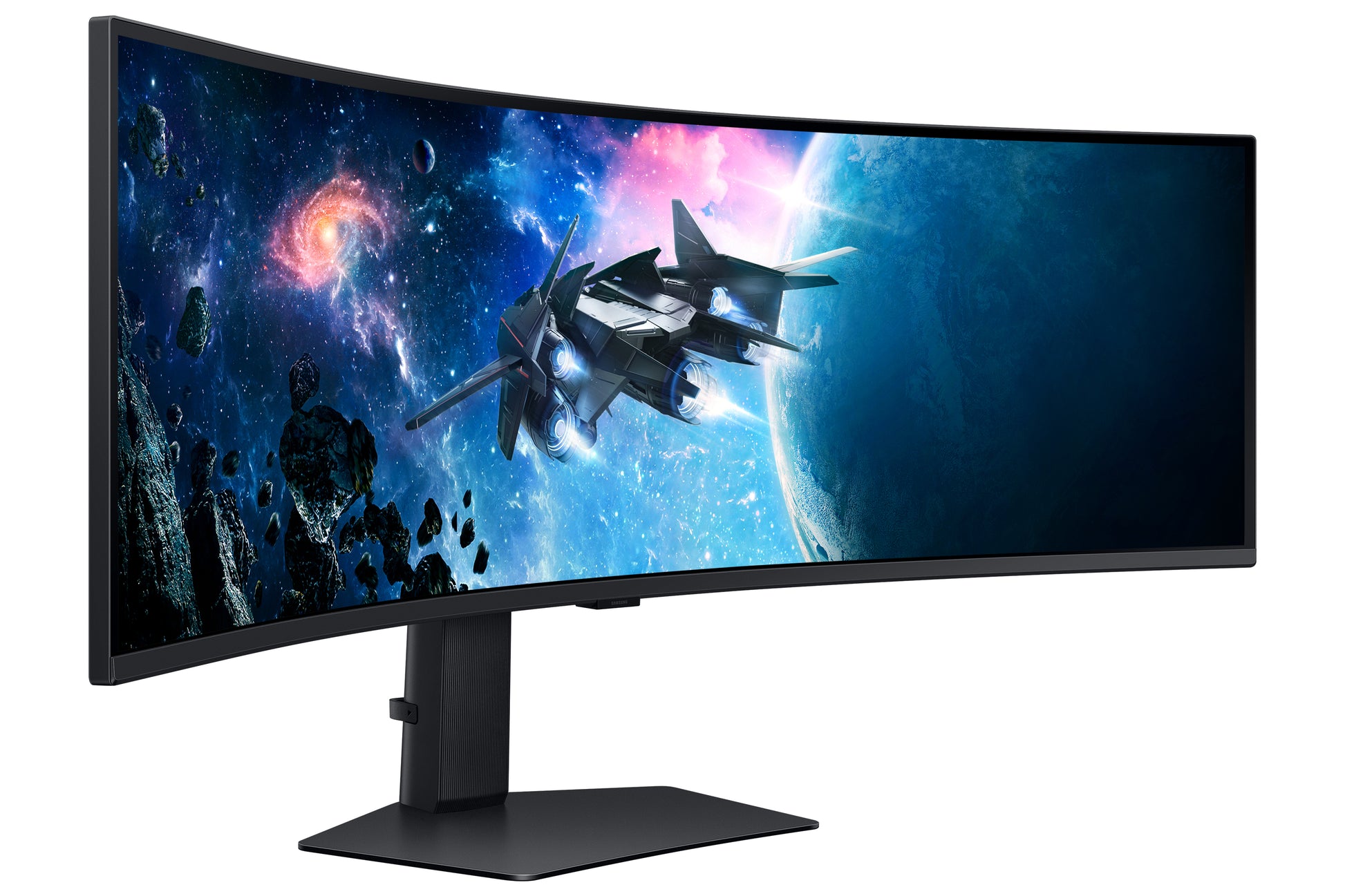 Samsung Odyssey G95C – Monitor, 49", VA, 240 Hz, 450 cd/m², Gebogen, VESA 100 × 100, Schwarz
