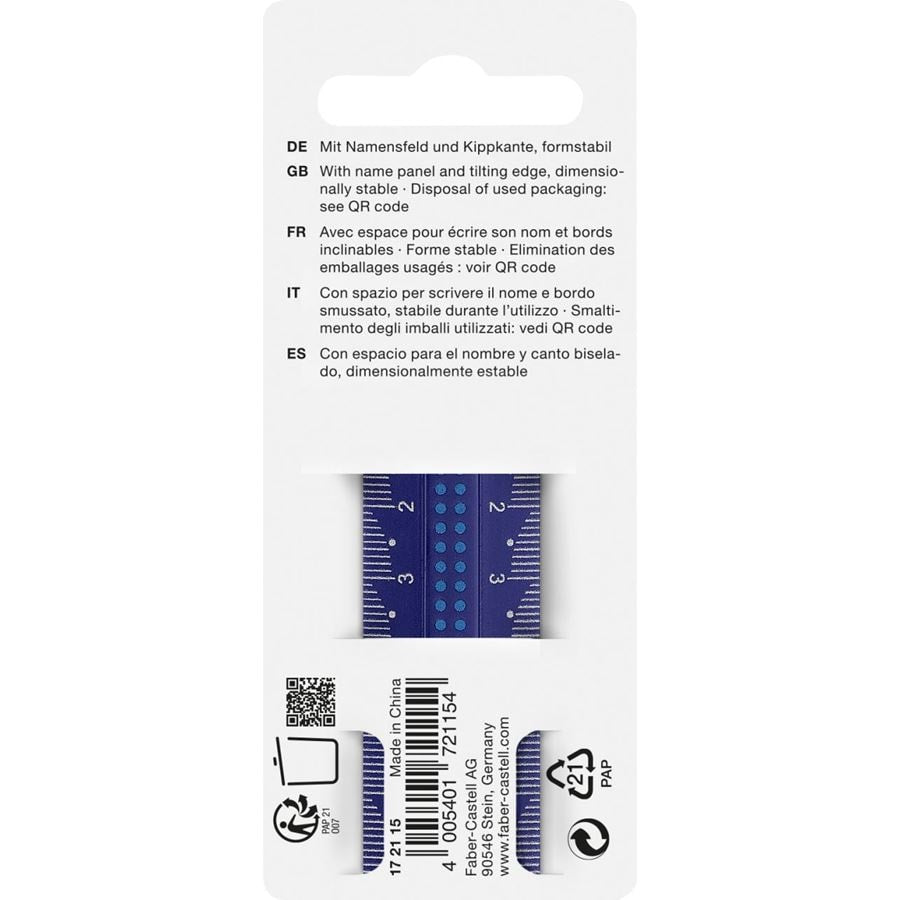 Faber-Castell Lineal – Kunststoff – 21 cm