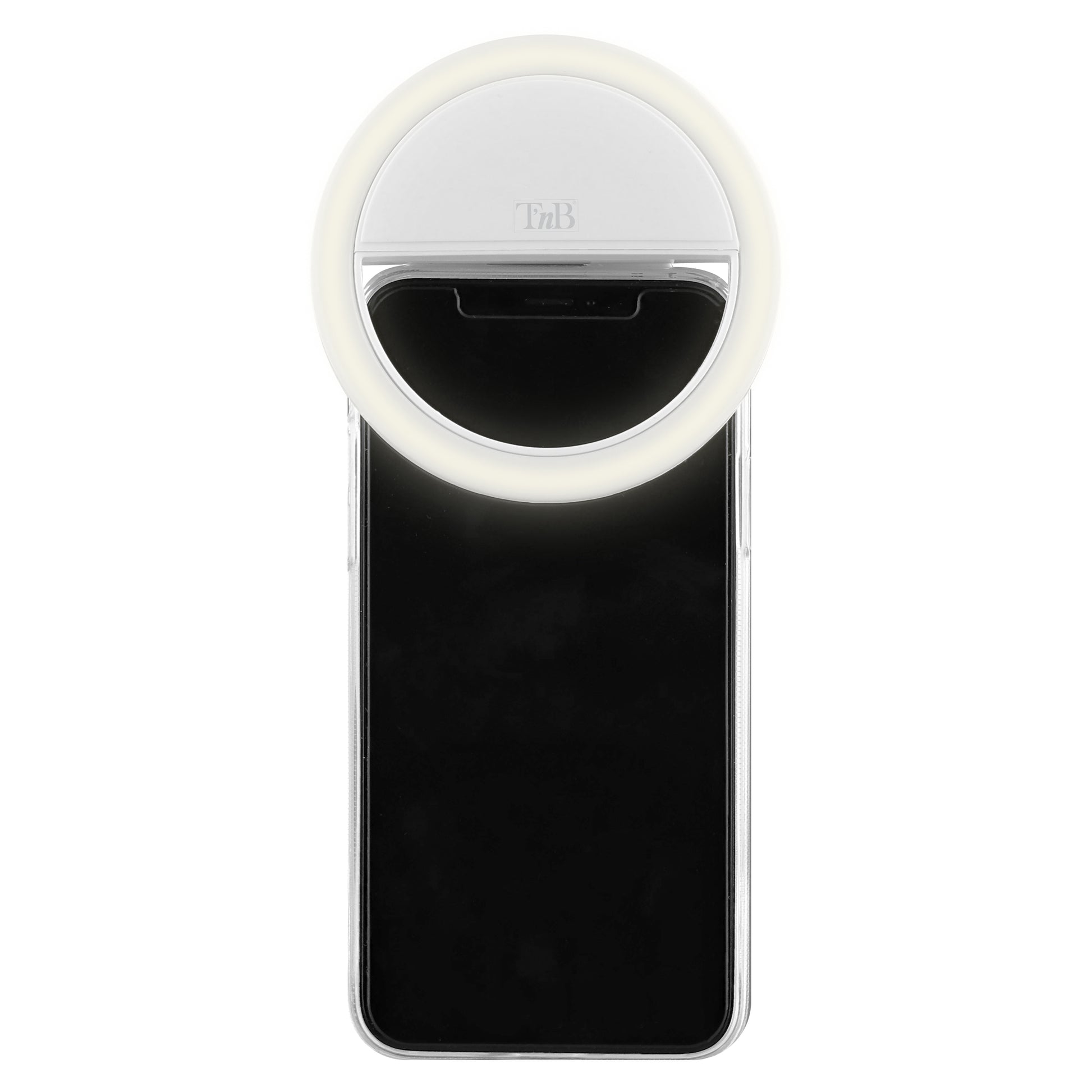 T'nB Influence LED-Ringlicht – 36 LEDs, 6500 K, 200 mAh Akku – für Smartphones, mit Mikro-USB