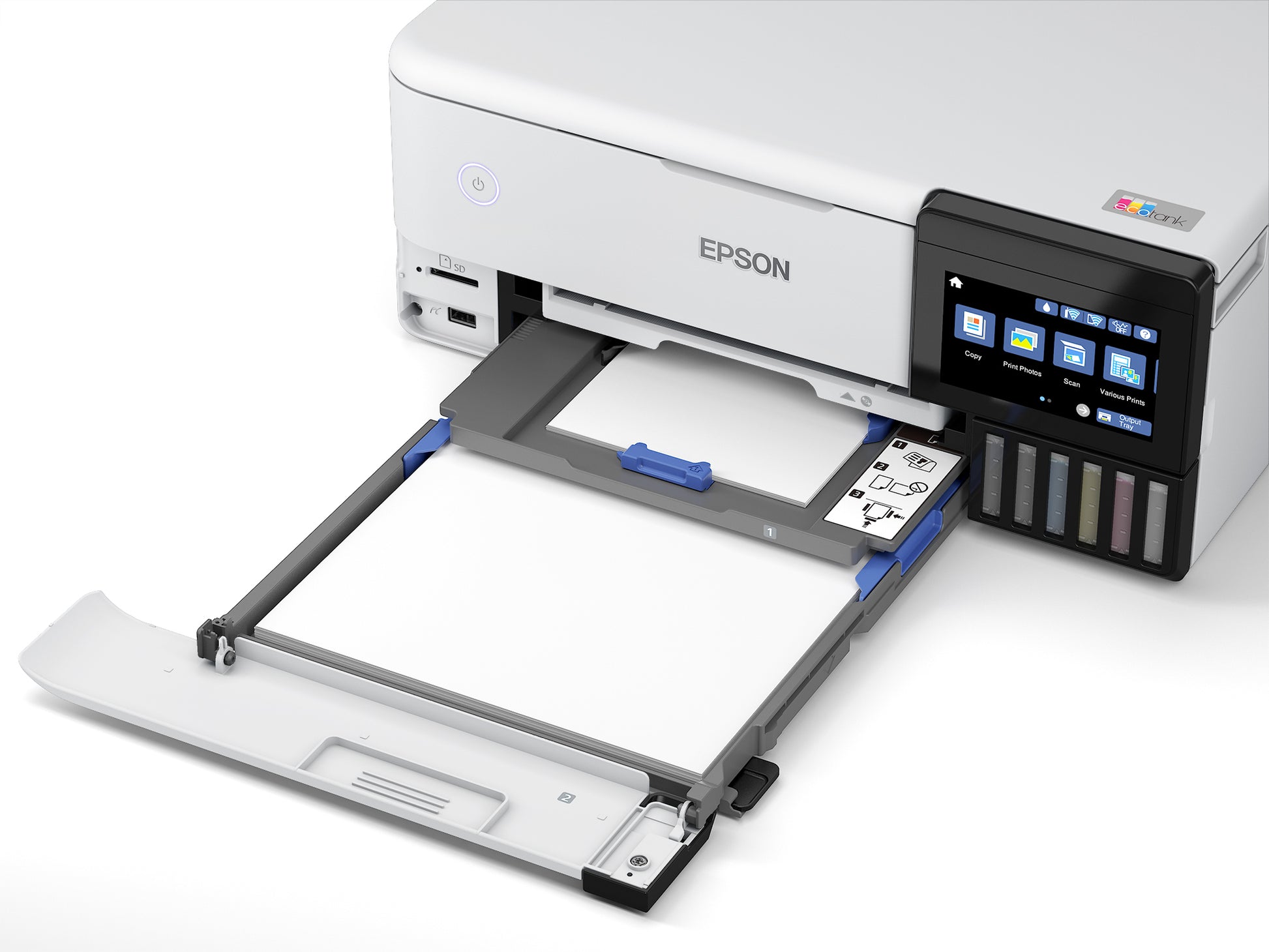 Epson EcoTank ET-8500 – Farbiges Tintenstrahl-MFP, 3-in-1
