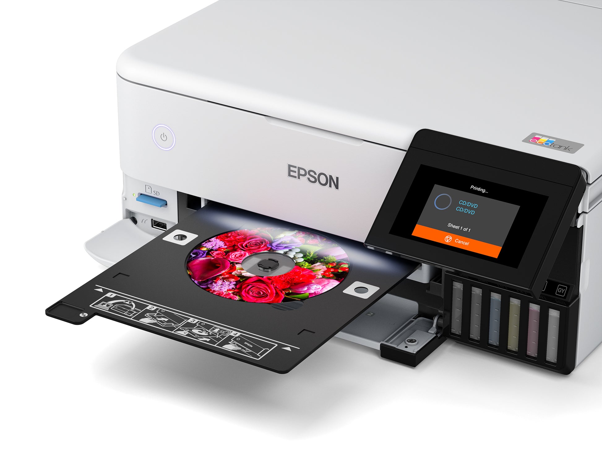 Epson EcoTank ET-8500 – Farbiges Tintenstrahl-MFP, 3-in-1