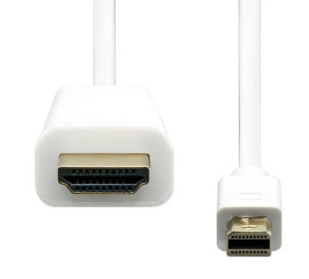 ProXtend Mini DisplayPort auf HDMI Kabel 4K 30 Hz – 2 m – Weiss