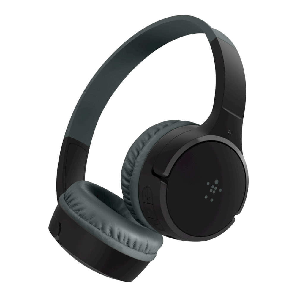 Belkin SOUNDFORM Mini – On-Ear Headset – Bluetooth 5.0, abnehmbares Kabel, 3,5 mm – Schwarz – bis 30 h