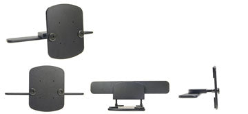 Brodit Tablet-Halterung Kopfstützenhalter – für Volvo C70 1997–2005, S60 2000–2010, XC90 2002–2012 – Schwarz