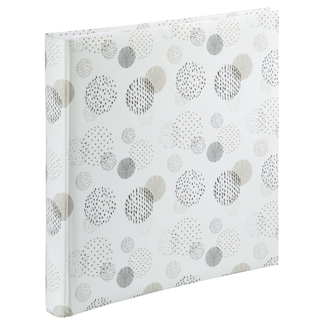 Hama Fotoalbum Jumbo Graphic – für 300 × 300 mm, mehrfarbig, mit Pergaminzwischenblättern, Karton