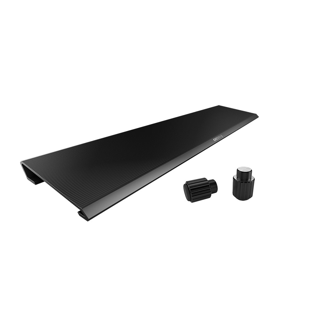 CHERRY Tastatur-Handgelenkauflage – Palmrest 3.0 S – für MX Board 3.0 S – Aluminium – Schwarz